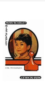 Miss Scarlet Nowadays??  Oh No!  Looks like my Mother got to Miss Scarlet and chopped her hair off.  Because she thinks "Women over 40 must have short hair."  What do you think??