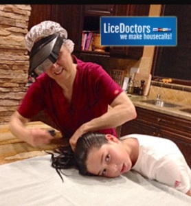 There are Lice Salons where classy coiffed parasites get perms and blow-drys!